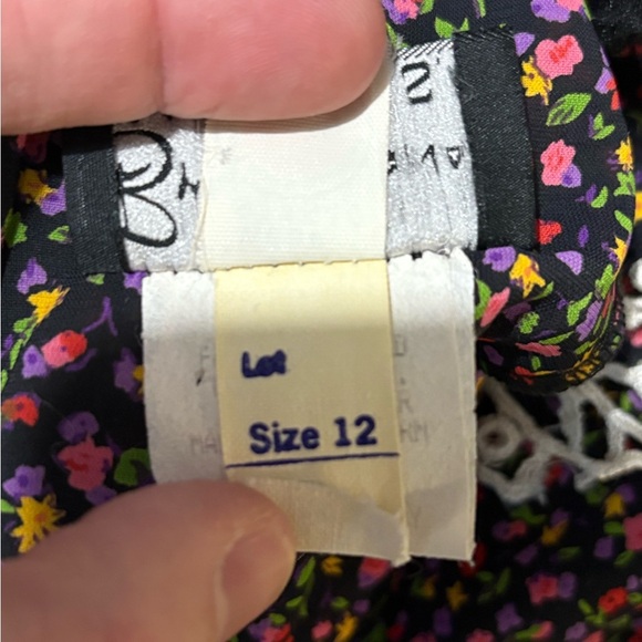 Vintage Breli Originals Floral Midi Dress - Picture 10 of 13